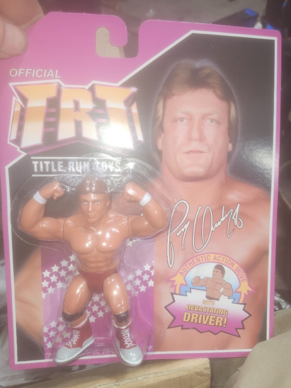 2 Title Run Toys series one , Mr. Wonderful Paul Orndorff & Bryan Clark Wrath
